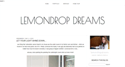 Desktop Screenshot of mylemondropdreams.com